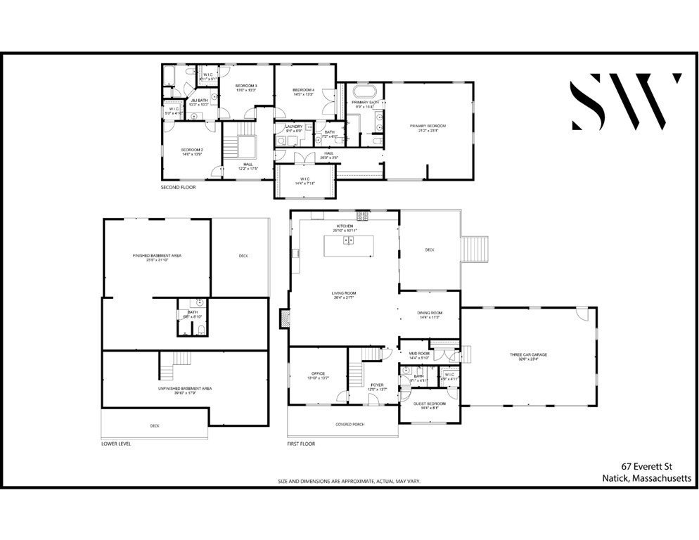 67 Everett Street Natick, MA 01760 - Photo 11 of 12 a picture of a floor plan