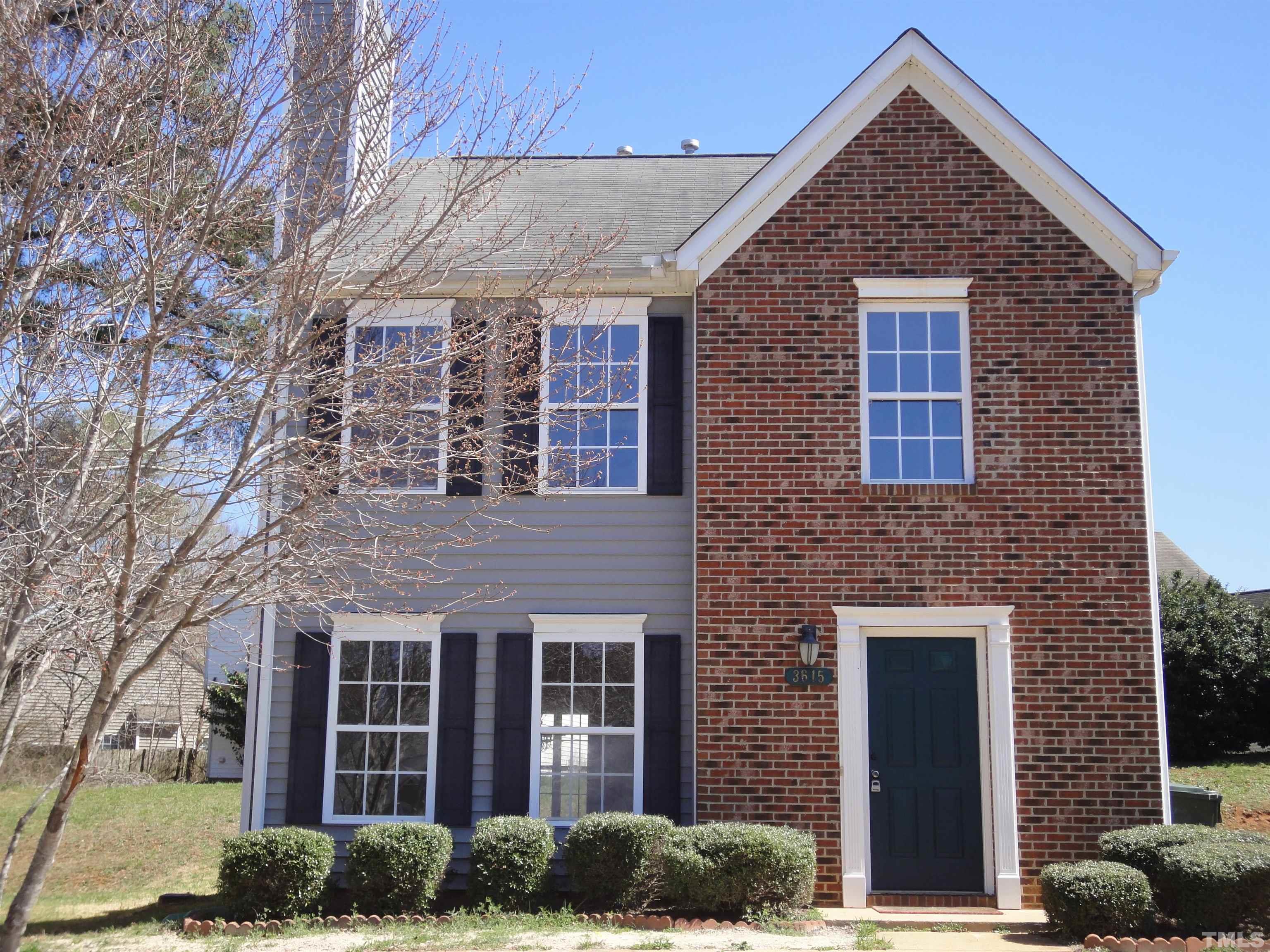 3615 Cyrus Street Raleigh, NC 27610 - Photo 1 of 36 a front view of a house with glass windows