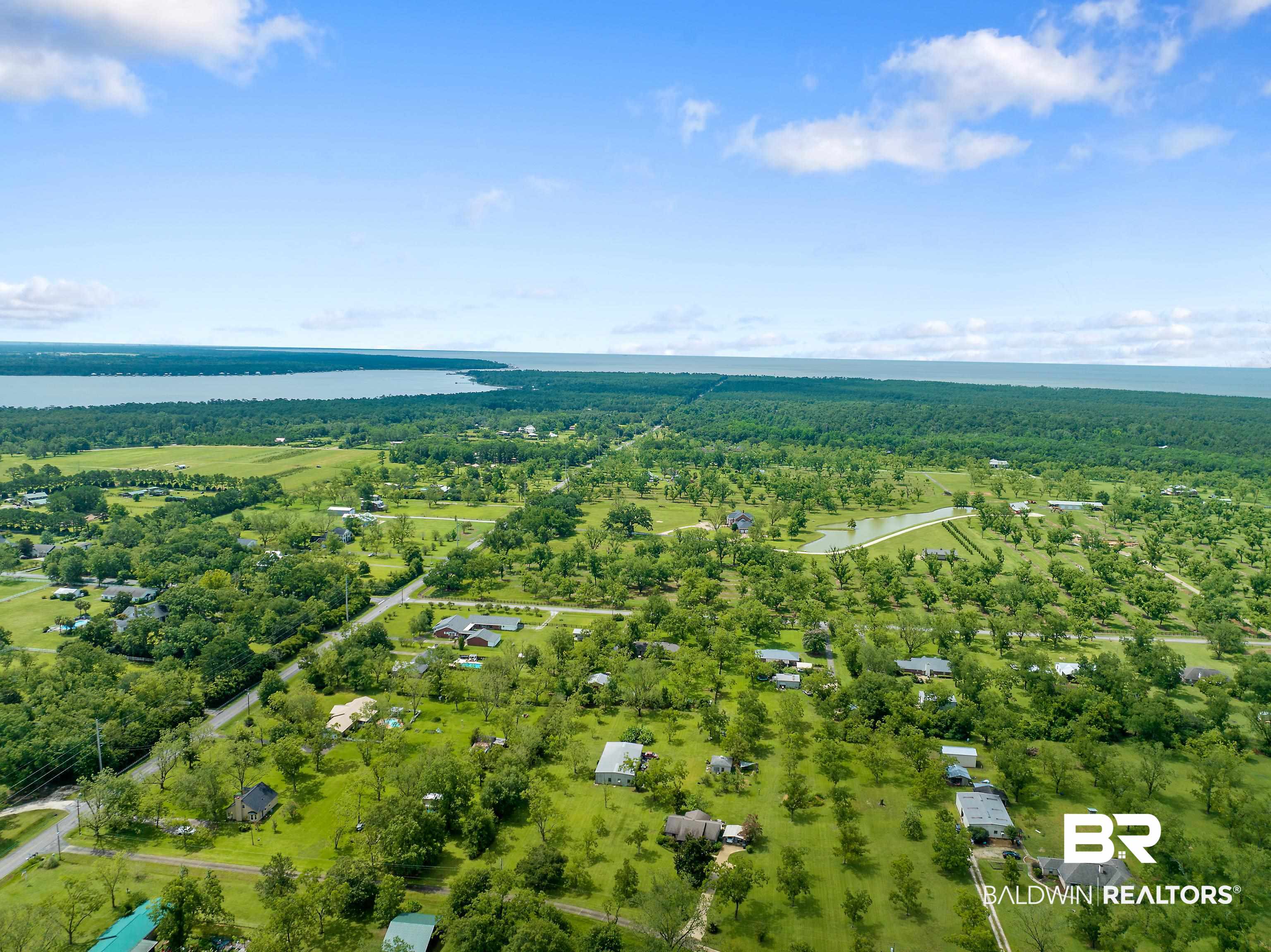 13253 Mary Ann Bch Road Fairhope, AL 36532 - Photo 46 of 54 Bird's eye view with a water view