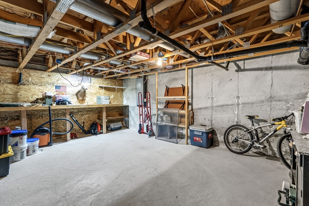 22 Lyon Hill Road Chester, MA 01011 - Photo 32 of 38 a view of a bike storage and utility room