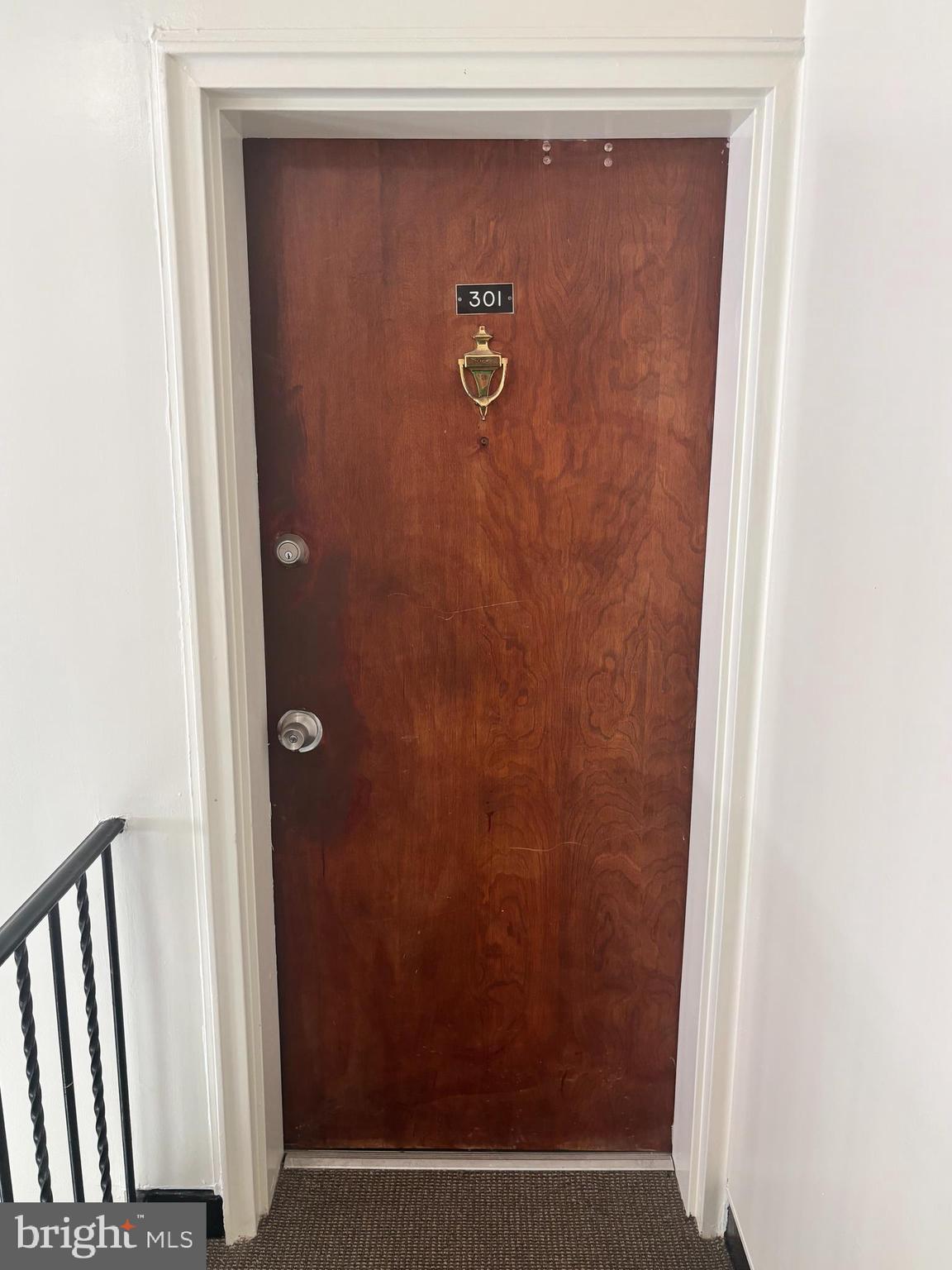 3810 V Street Southeast, Unit 301 Washington, DC 20020 - Photo 3 of 30 Front door to Condo