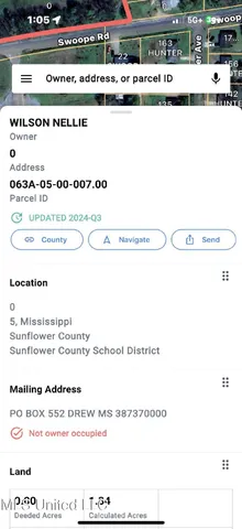 $14,000 | 0 Swoop Road, Drew, MS 38737