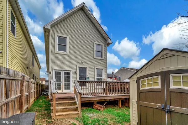 a view of a building with a street