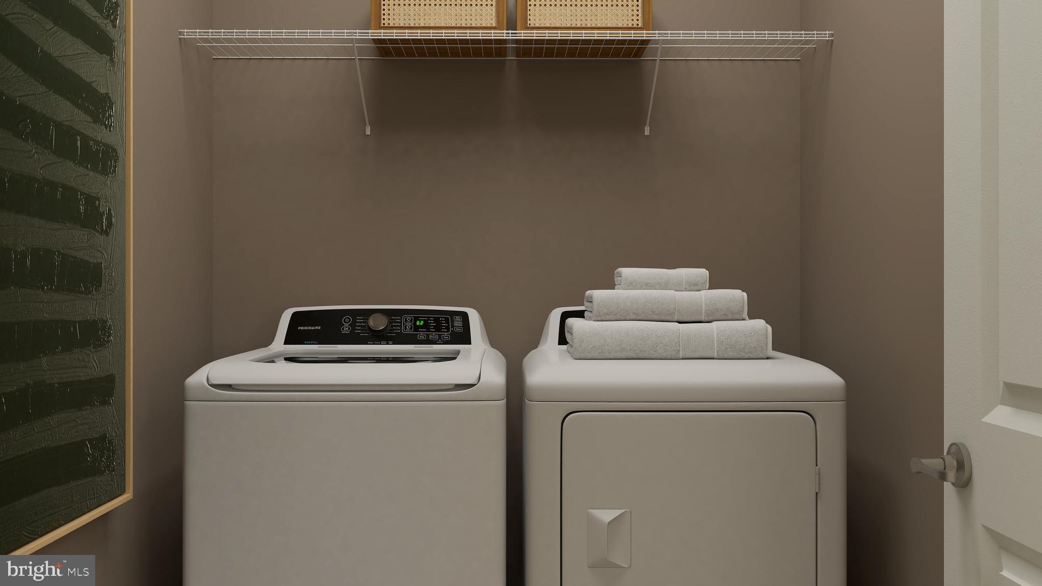 6611 Greenleigh Avenue Middle River, MD 21220 - Photo 13 of 39 a utility room with dryer and washer