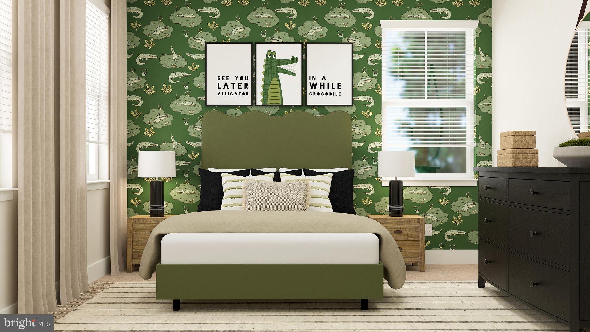 6611 Greenleigh Avenue Middle River, MD 21220 - Photo 16 of 39 a bed sitting in a bedroom next to a window