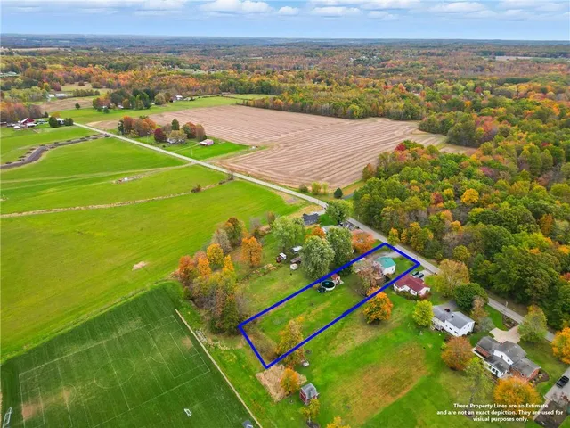 an aerial view of tennis court