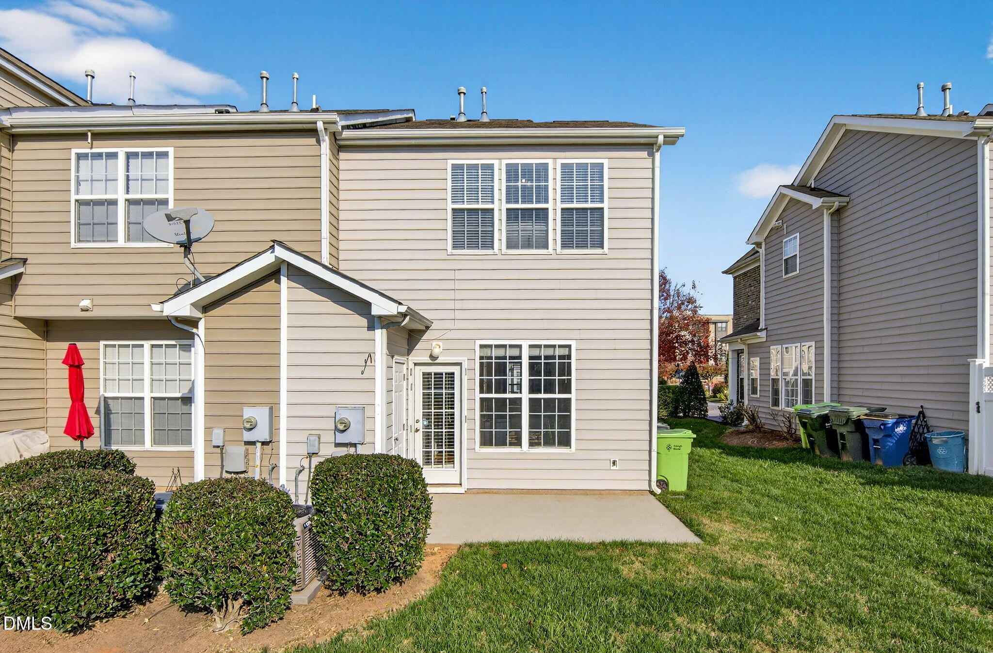 603 Cupola Drive Raleigh, NC 27603 - Photo 31 of 32 a view of backyard with a garden and entertaining space