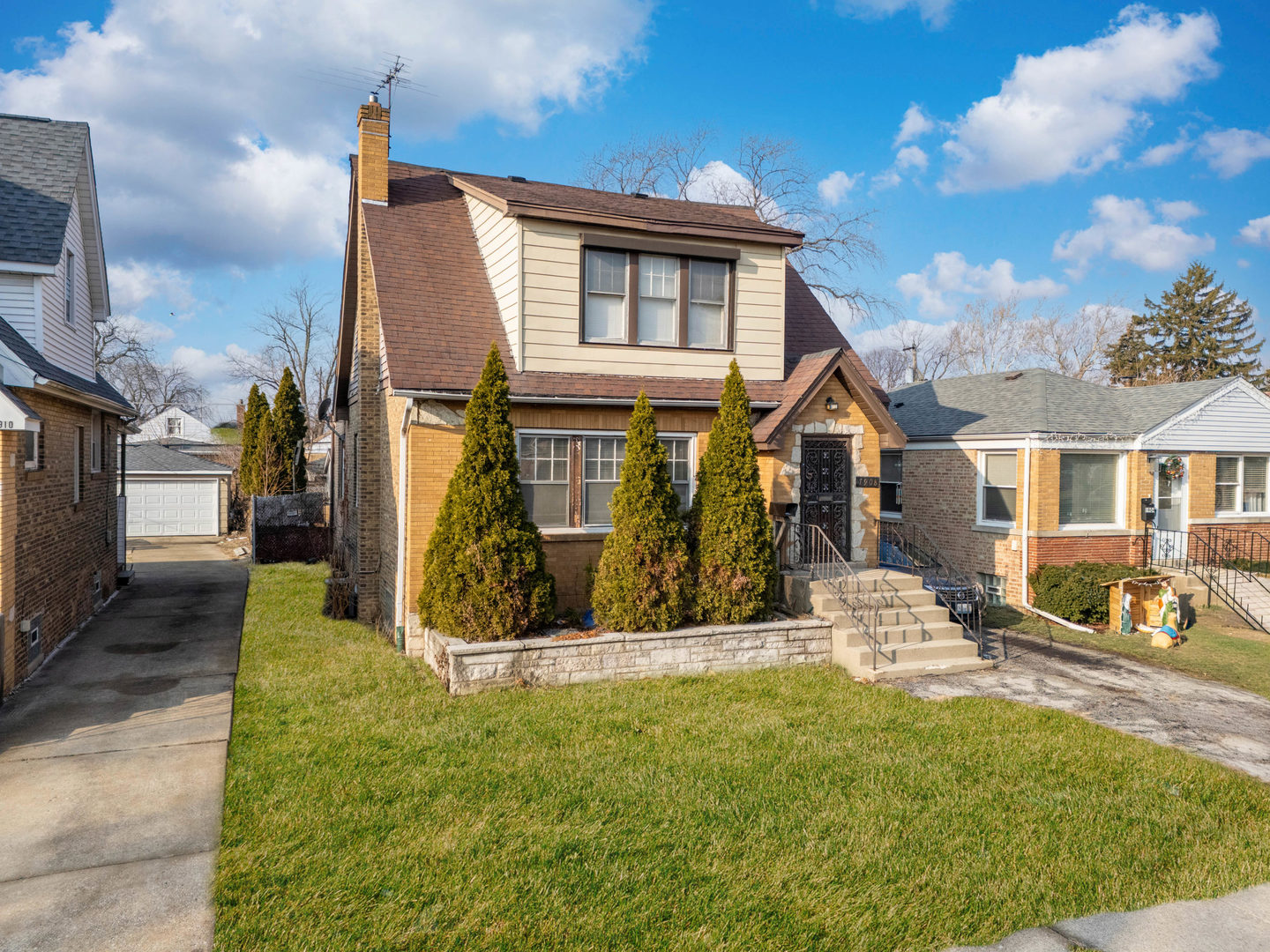 1908 South 23rd Avenue Maywood, IL 60153 - Photo 33 of 37 a view of a house with a yard