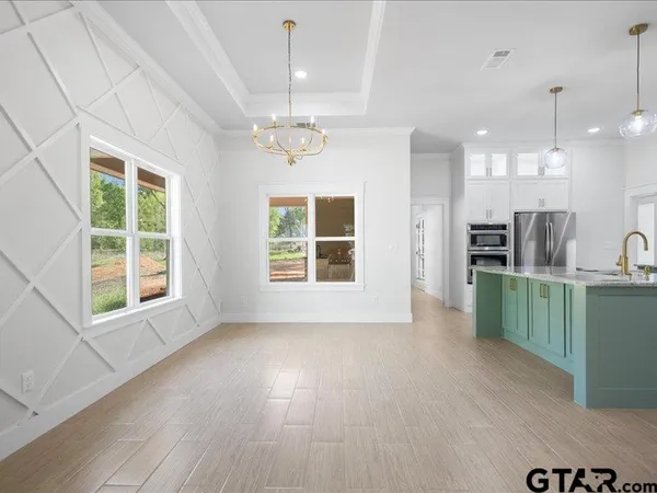 a view of kitchen and window
