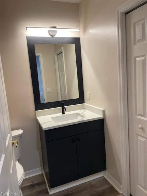 3610 Lansing Loop, Unit 103 Estero, FL 33928 - Photo 15 of 33 Half bathroom with new LED light.