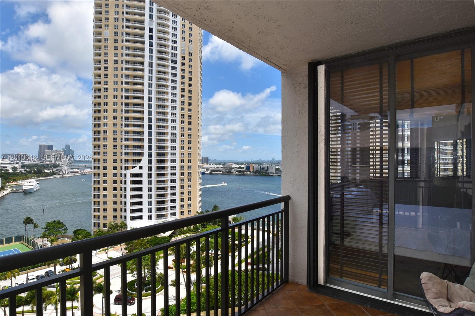 540 Brickell Key Drive, Unit PH1812 Miami, FL 33131 - Photo 10 of 29 a city view from a balcony