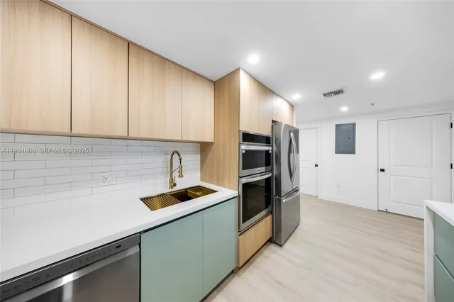 a room with a bed and a window