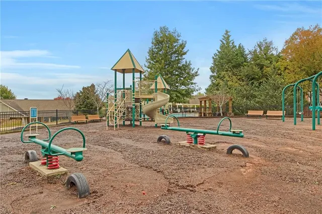 a park with kid zone