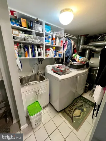 a room with storage and utility