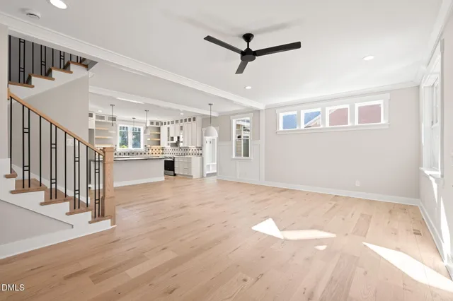 a view of an entryway with staircase