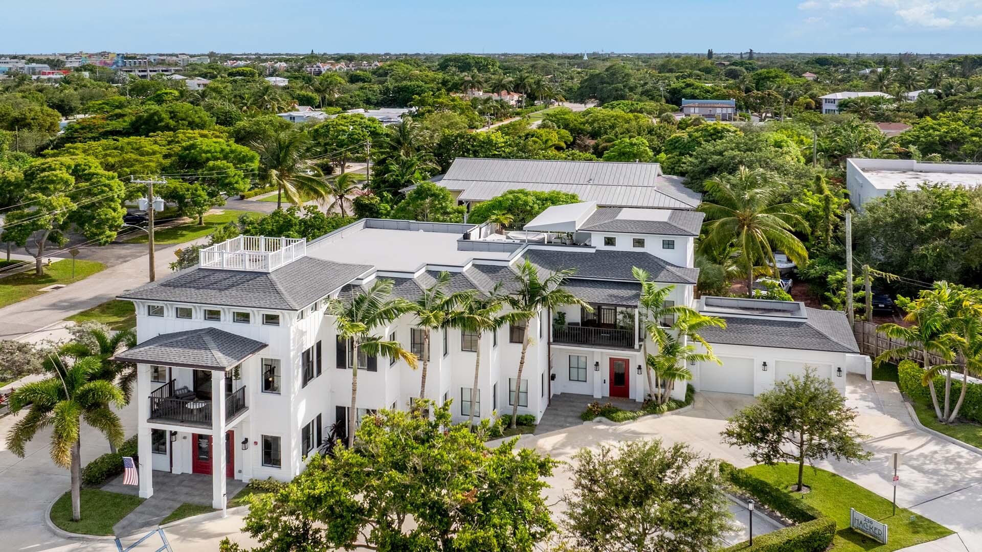 230 George Bush Boulevard Delray Beach, FL 33444 - Photo 2 of 51 an aerial view of multiple house