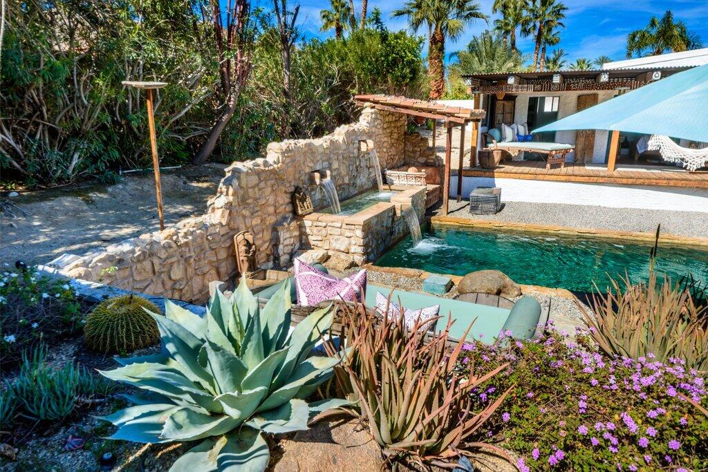 71607 Sahara Road Rancho Mirage, CA 92270 - Photo 79 of 118 SA - 23.jpg-pool water fall and cactus