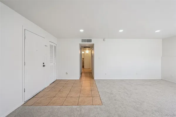 a view of an empty room