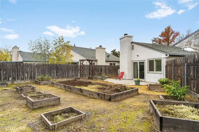 a view of a swimming pool with a lounge chairs