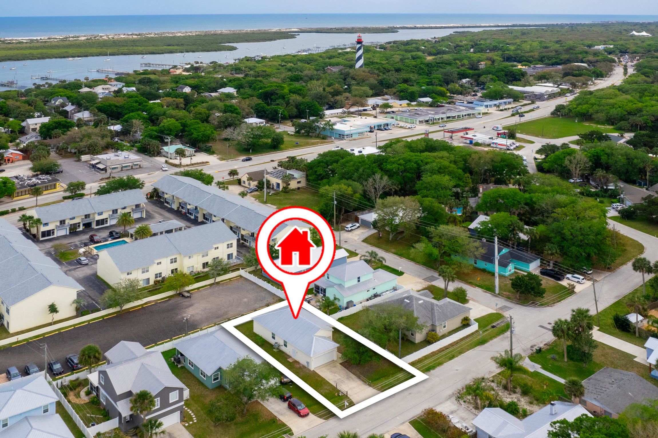 32 Comares Avenue St. Augustine, FL 32080 - Photo 40 of 43 an aerial view of a city