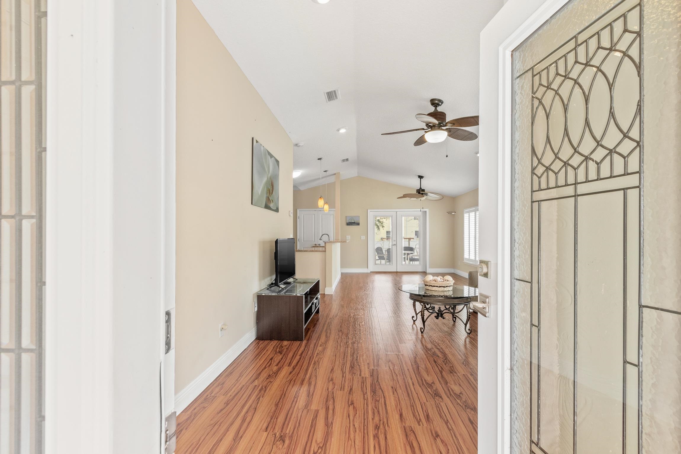 32 Comares Avenue St. Augustine, FL 32080 - Photo 9 of 43 a view of a living room with furniture and wooden floor
