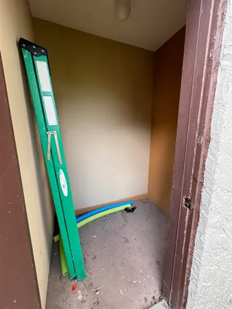 a view of an front door