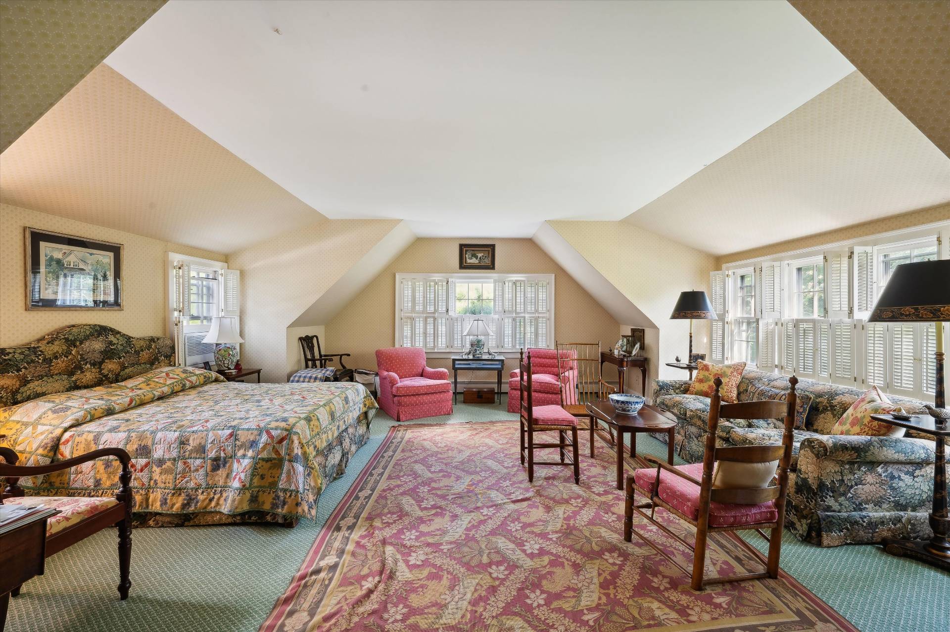 32 Ox Pasture Road Southampton, NY 11968 - Photo 18 of 25 a bedroom with furniture and a large window
