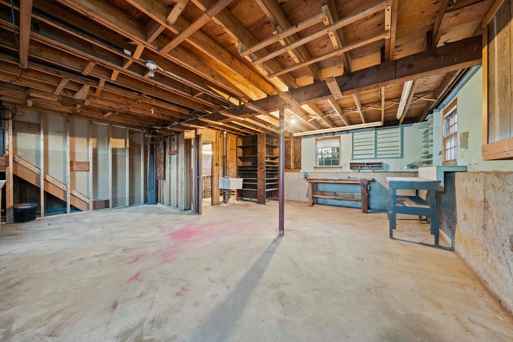 59 Windsor Road Weymouth, MA 02190 - Photo 22 of 39 a view of a room with wooden ceiling