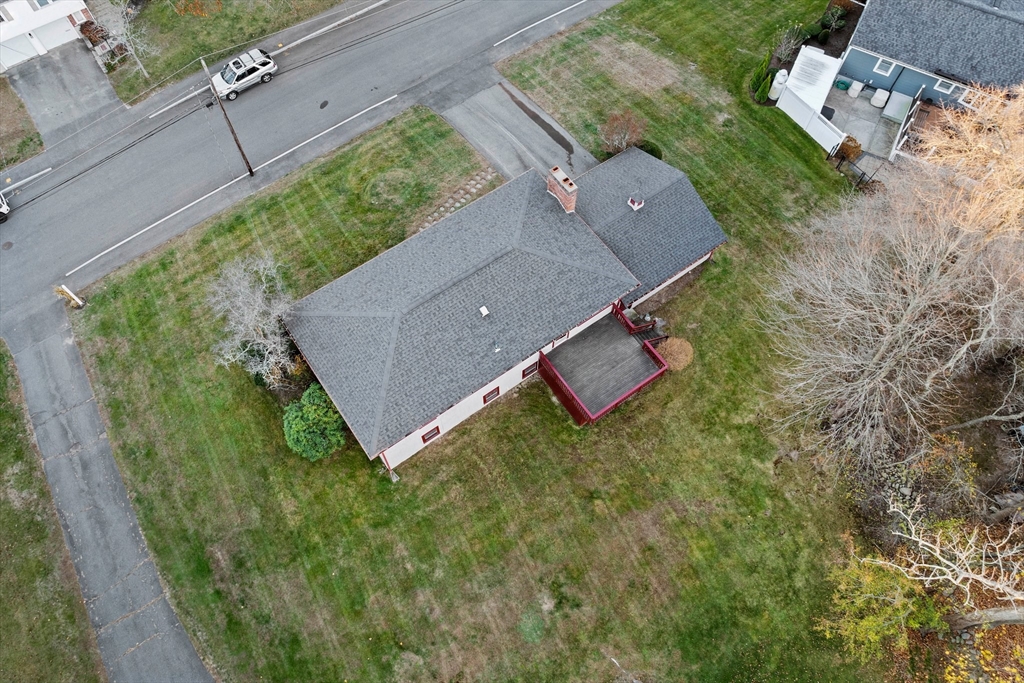59 Windsor Road Weymouth, MA 02190 - Photo 33 of 39 an aerial view of house with yard