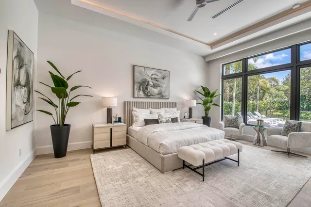 a large kitchen with a lot of counter space and a sink