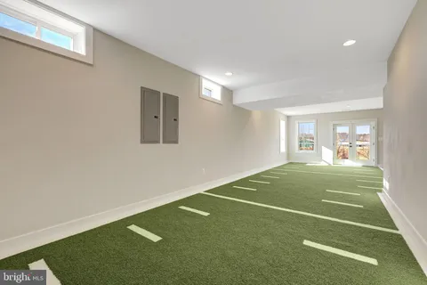 a view of a room with front door