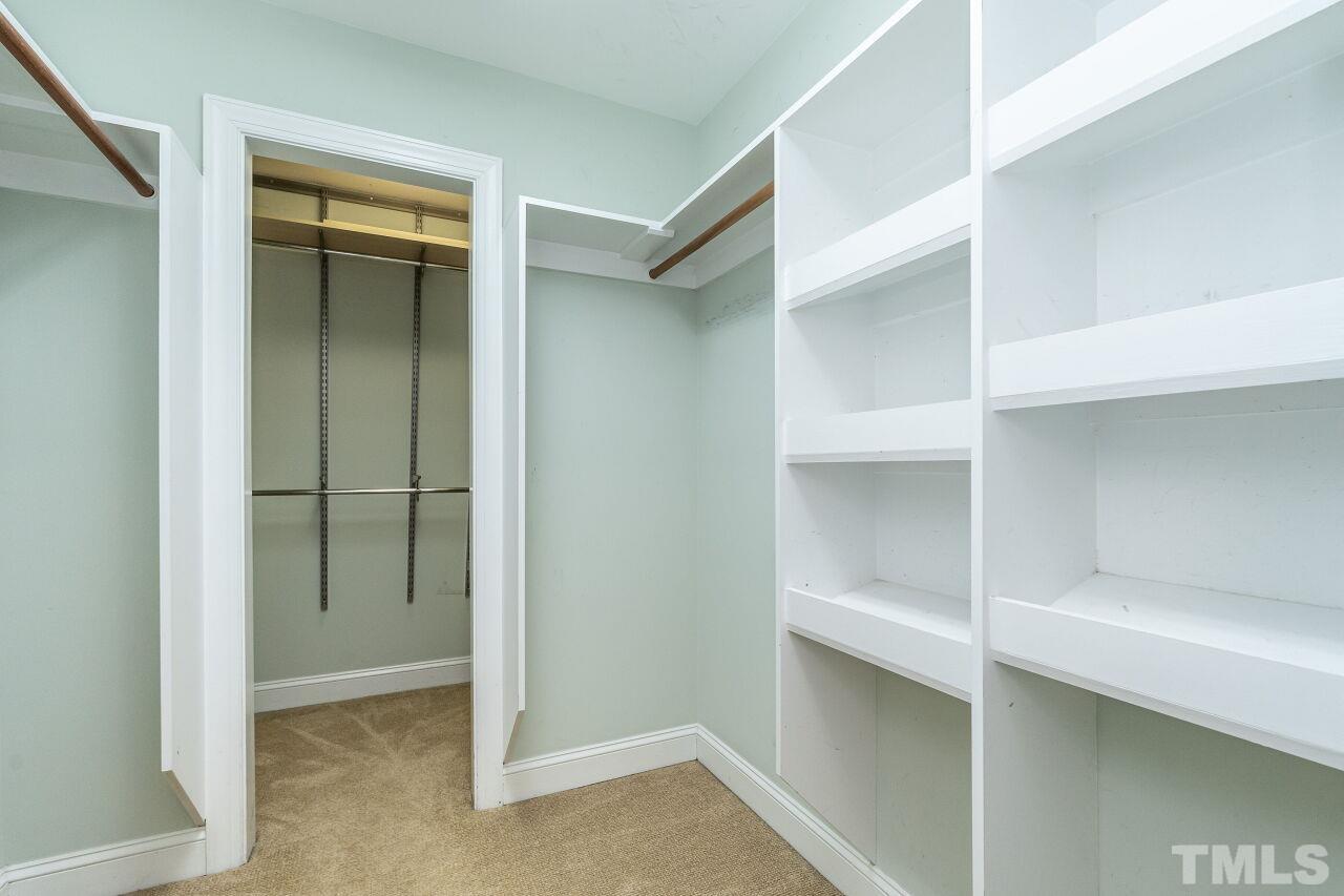 2730 Rothgeb Drive Raleigh, NC 27609 - Photo 33 of 43 a view of an empty walk in closet
