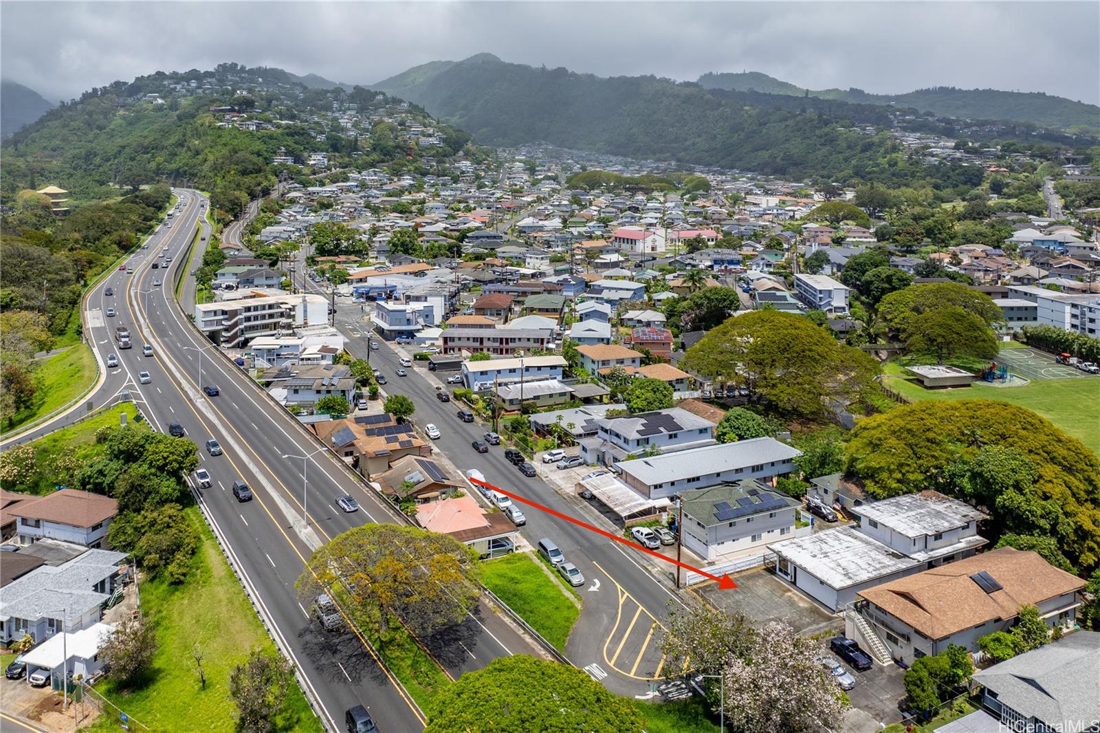 1847 Pacific Heights Road Honolulu, HI 96813 - Photo 1 of 1 an aerial view of residential houses with outdoor space