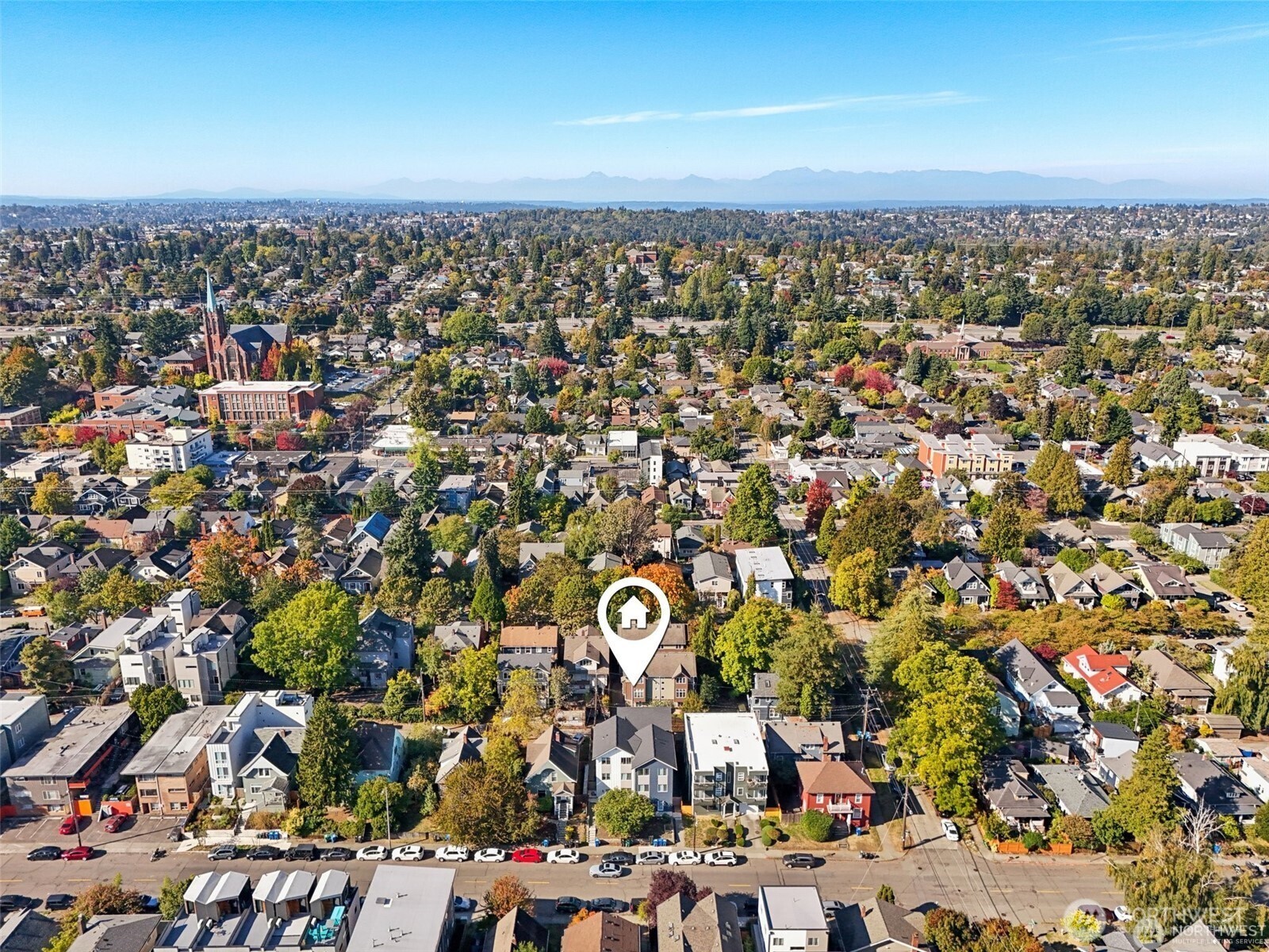 5259 Brooklyn Avenue Northeast Seattle, WA 98105 - Photo 40 of 40 an aerial view of multiple house