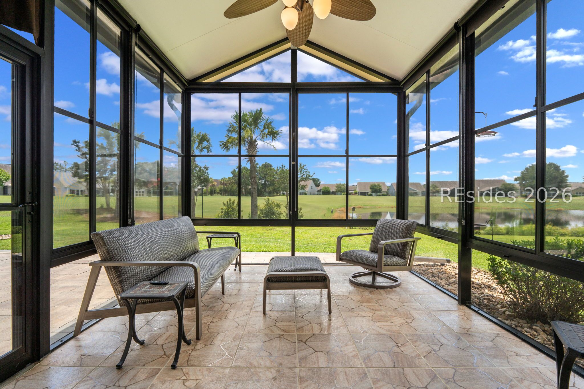 309 Havenview Lane Bluffton, SC 29909 - Photo 23 of 53 Large Lanai w/vinyl windows and mini split