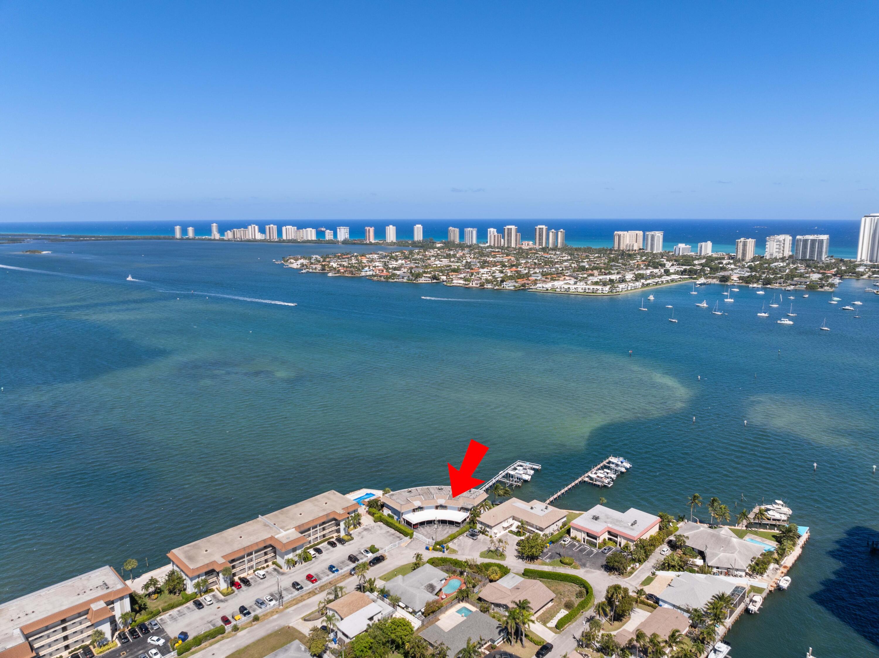 371 Wilma Circle, Unit 5 Riviera Beach, FL 33404 - Photo 35 of 43 a view of lake from a city