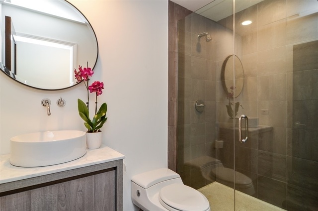 1014 West Grace Street Chicago, IL 60613 - Photo 16 of 24 a bathroom with a sink mirror vanity and toilet