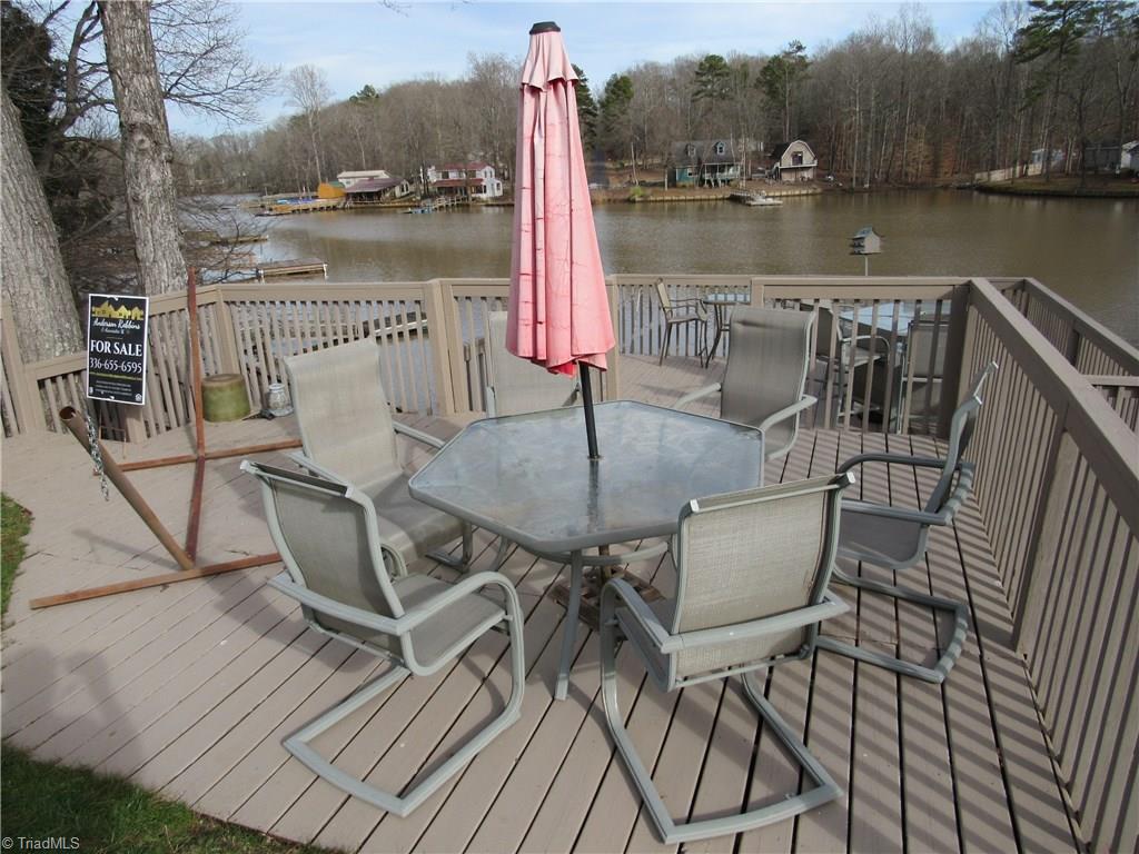 2136 Riverview Rd Extension Lexington, NC 27292 - Photo 8 of 28 This is the first lake side deck. Read the paper, have your morning coffee, hange the hammock and take a nap.