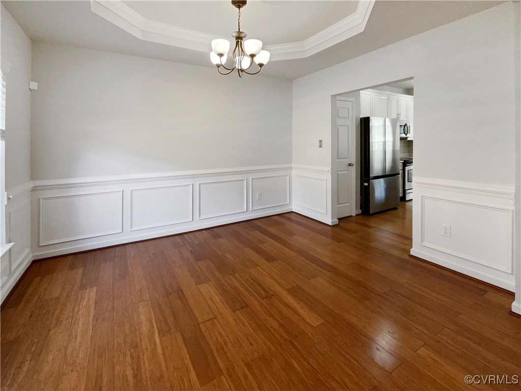 6385 Eagles Crest Lane Chesterfield, VA 23832 - Photo 12 of 24 wooden floor in an empty room with a window