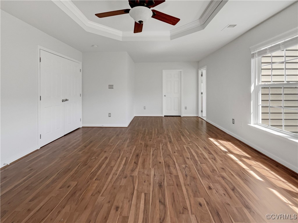 6385 Eagles Crest Lane Chesterfield, VA 23832 - Photo 21 of 24 wooden floor in an empty room with a window
