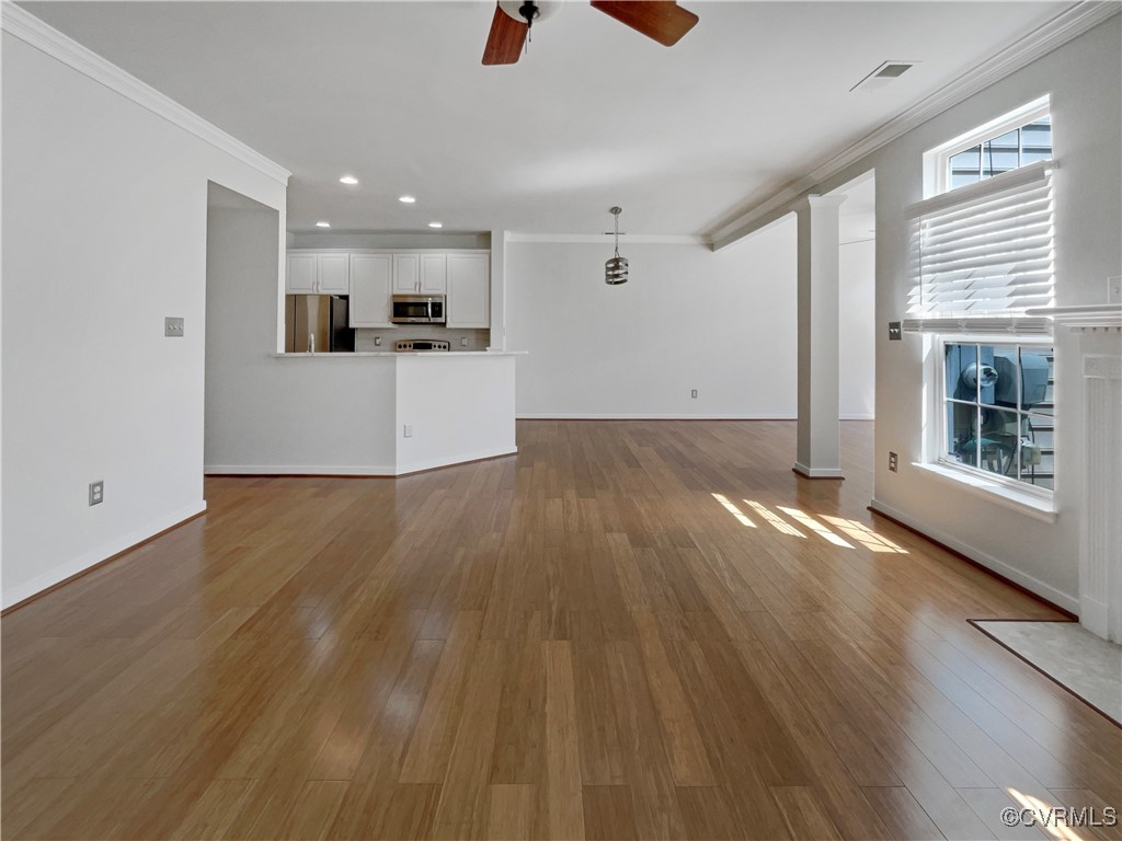 6385 Eagles Crest Lane Chesterfield, VA 23832 - Photo 10 of 24 a view of kitchen and hall with wooden floor
