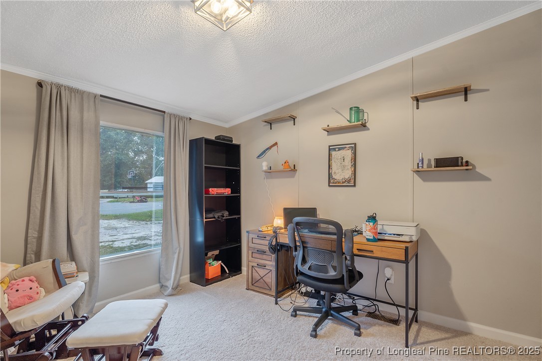 54 West Tryon Court Spring Lake, NC 28390 - Photo 29 of 43 a view of a workspace with furniture and a window
