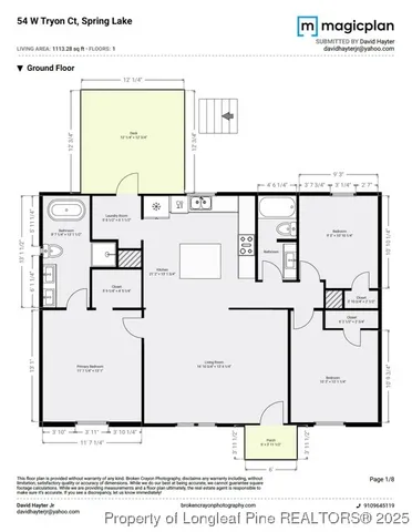 $175,000 | 54 West Tryon Court, Spring Lake, NC 28390