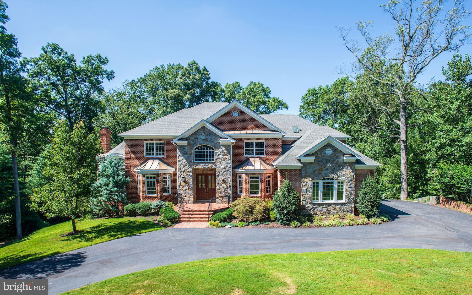 8710 Overlook Road McLean, VA 22102 - Photo 1 of 47 Beautiful Brick & Stone Exterior