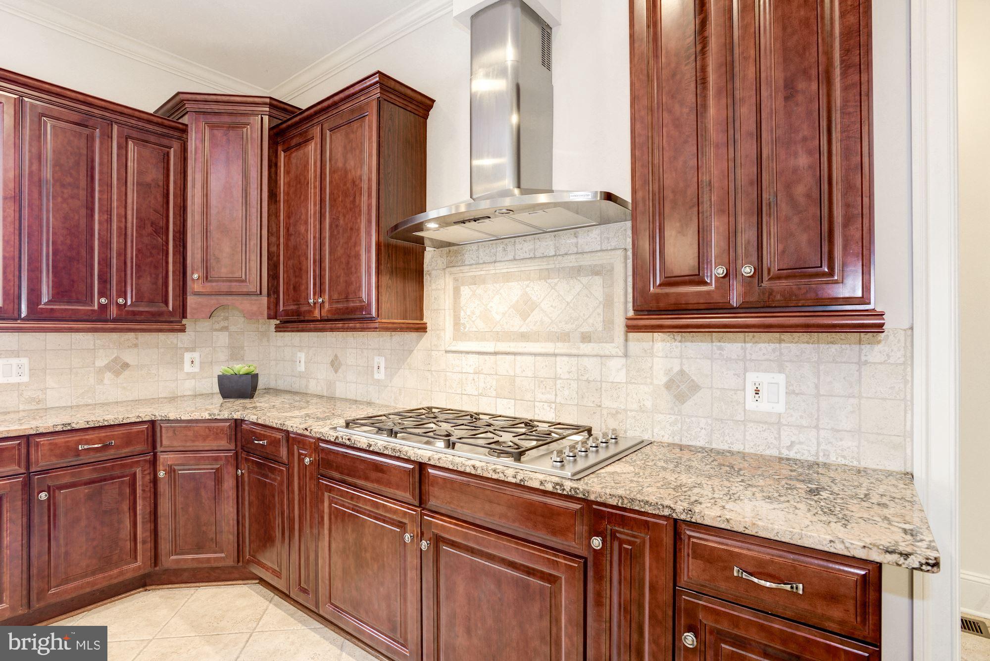 8710 Overlook Road McLean, VA 22102 - Photo 13 of 47 Gourmet Kitchen - Gas Cooktop