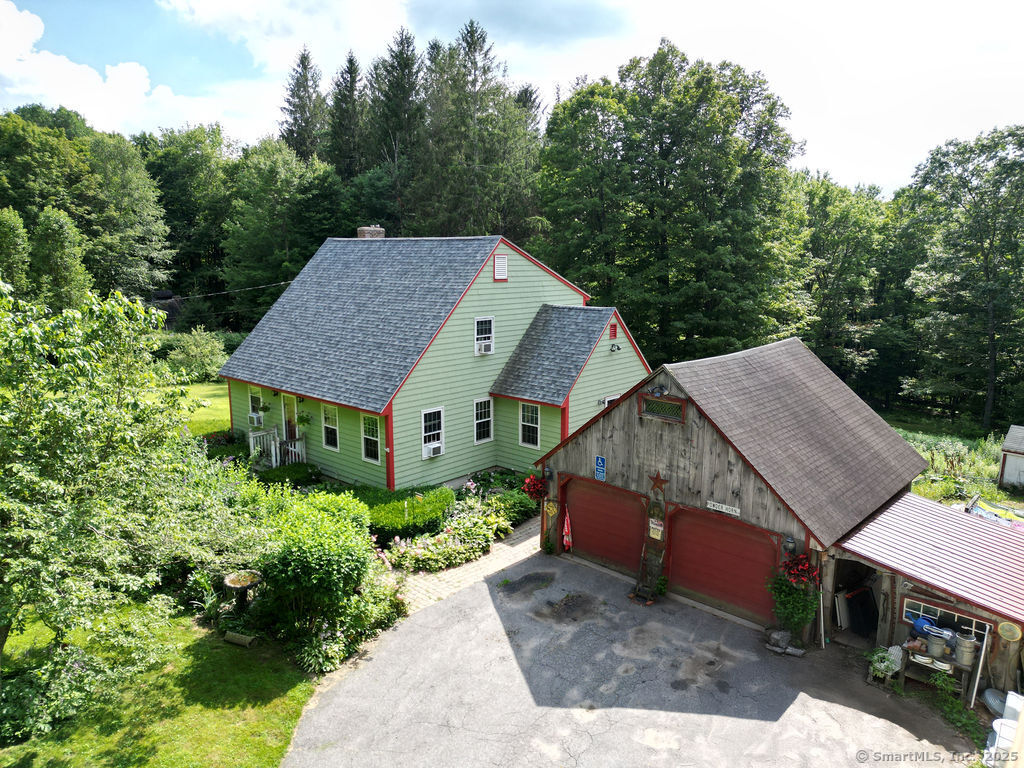 186 Mill Street Hartland, CT 06091 - Photo 3 of 33 an aerial view of a house