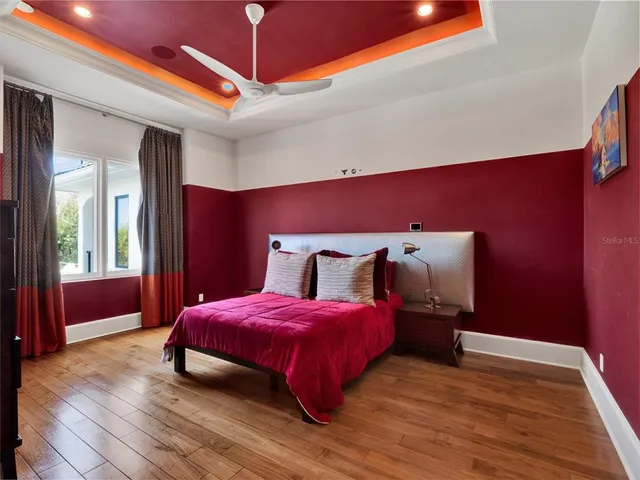 a view of city from a balcony