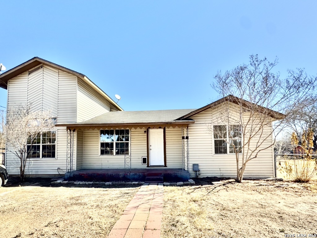 19524 South Benton Street Lytle, TX 78052 - Photo 1 of 22 a view of a house with snow on the wall