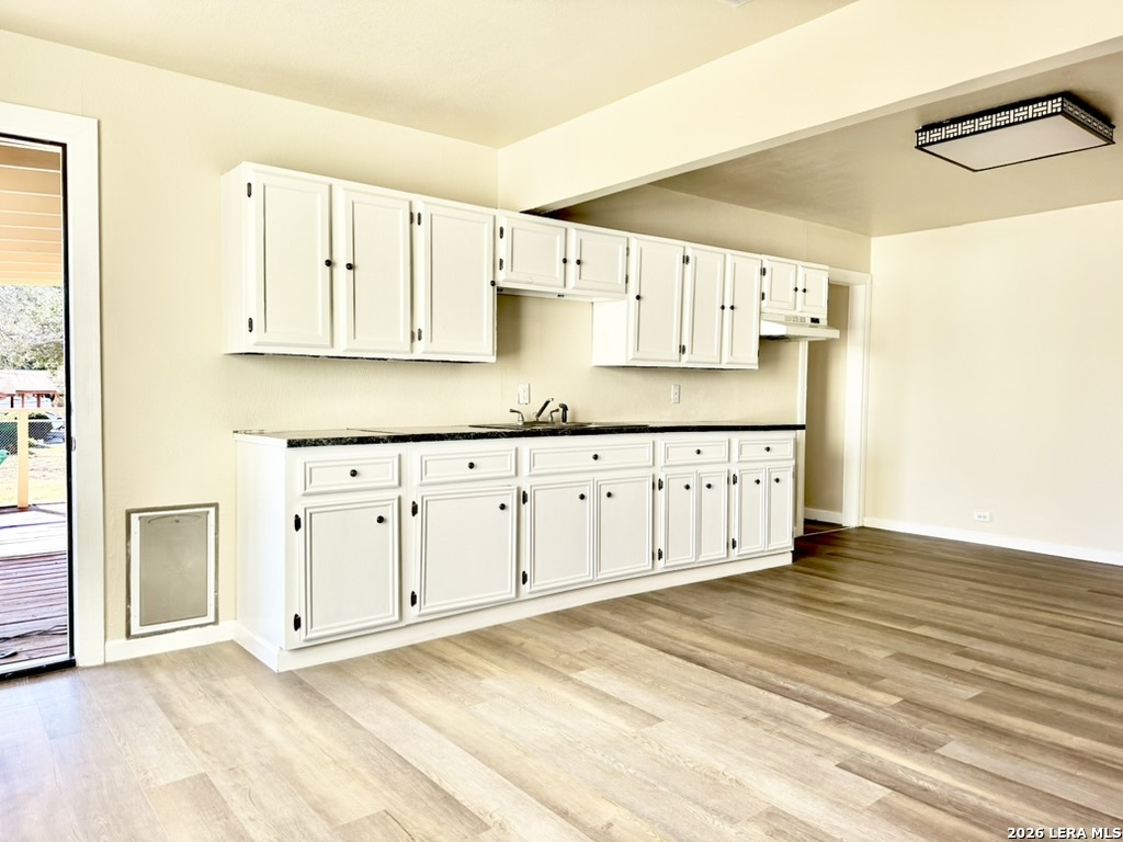 19524 South Benton Street Lytle, TX 78052 - Photo 6 of 22 a view of kitchen with cabinets