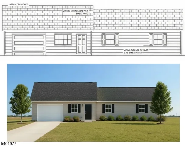 a house view with a backyard space